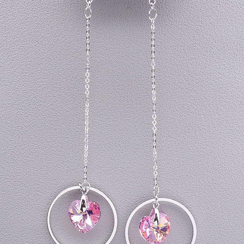 

Серьги 'XUPING' Swarovski (родий) 088569