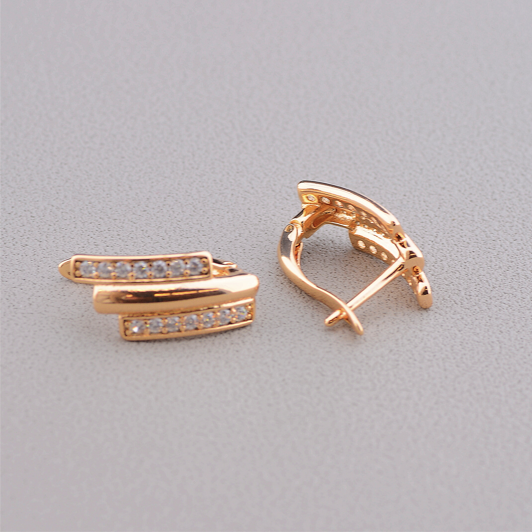 

Серьги Фианит 'XUPING' (позолота 18к) 097174