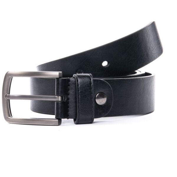 

Кожаный черный мужской ремень 353156 black 115 см.