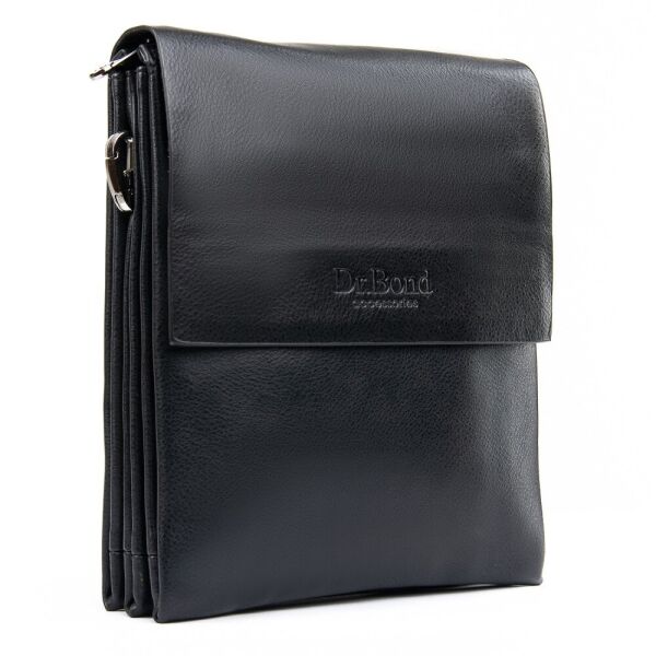 

Мужская сумка через плечо из кожзама DR. BOND GL 308-2 black