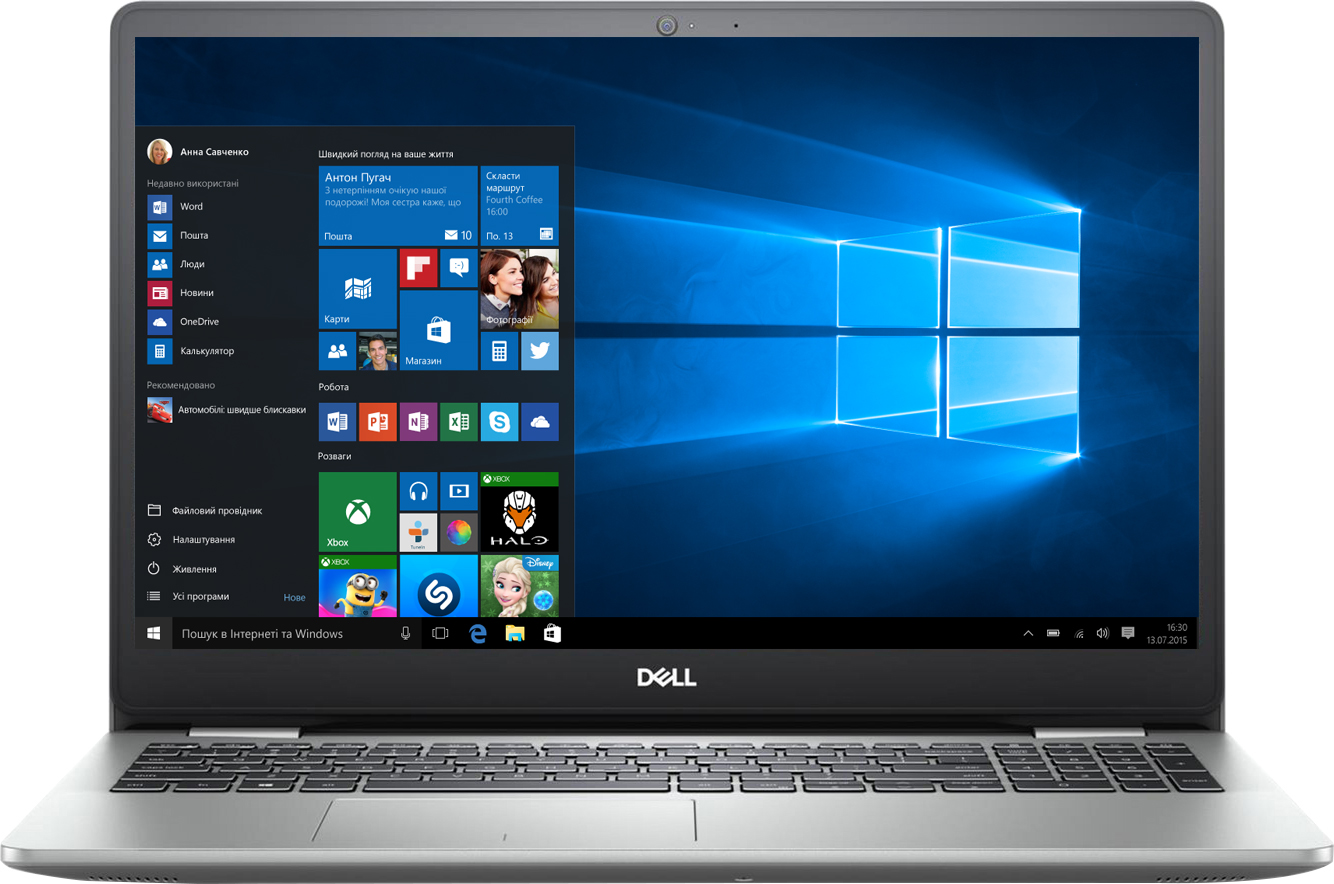 Ноутбук Dell Inspiron 5593 (5593FI716S3IUHD-WPS) Platinum Silver