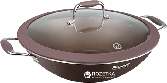 

Сковорода WOK Rondell Mocco&Latte 4.5 л 32 см (RDA-552)