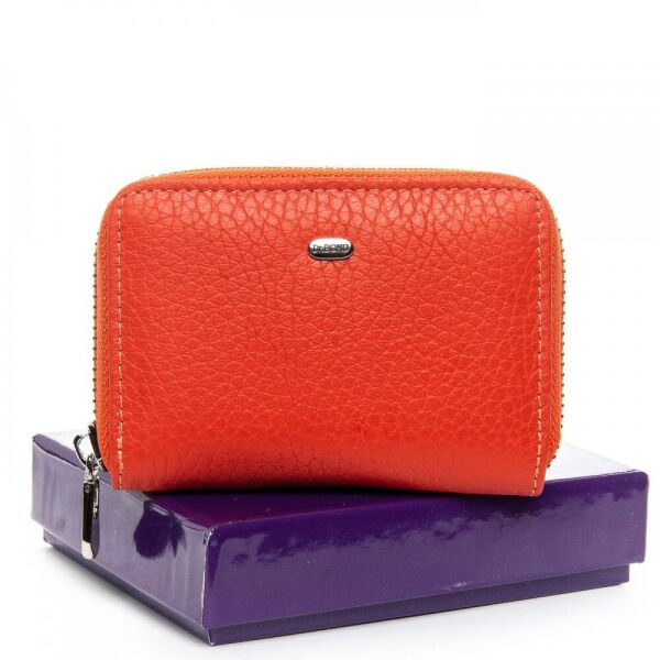 

Женская визитница из кожи Classic DR. BOND WS-2 orange