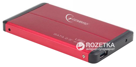 

Зовнішній карман Gembird для HDD 2.5" USB 3.0 (EE2-U3S-2-R)