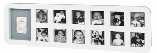 

Набор для создания отпечатка ручки и ножки малыша Baby Art Рамка 1-й год Белая (34120085)
