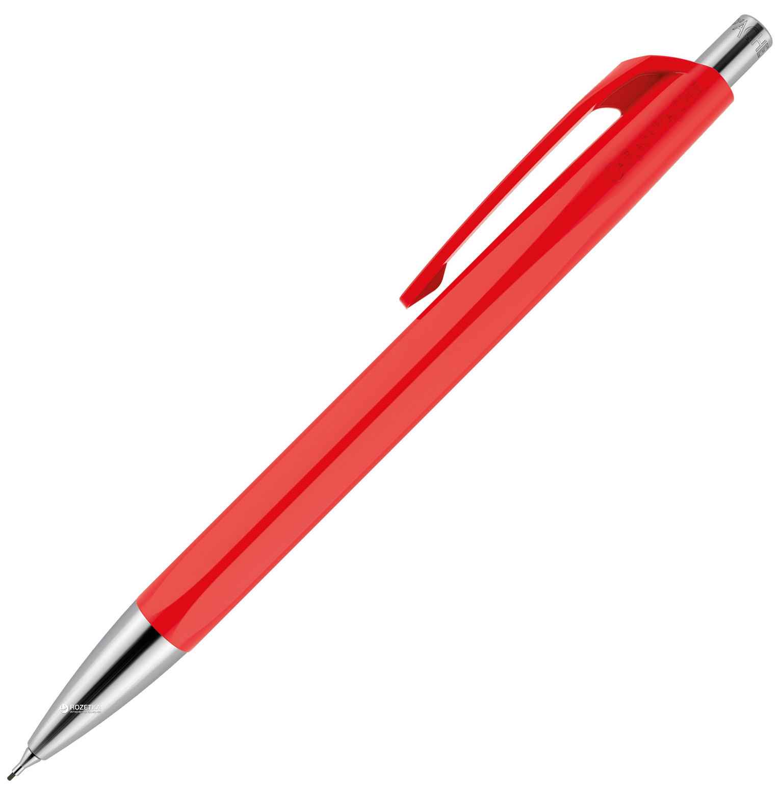 

Карандаш чернографитный механический Caran d'Ache 888 0.7 мм Красный корпус (7630002331692)