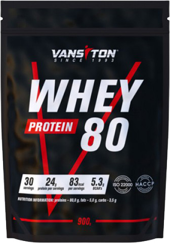Акция на Протеин Vansiton WHEY-80 900 г (4820106591181) от Rozetka UA