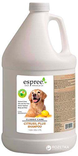 

Шампунь Espree Citrusil Plus Shampoo цитрусовый для собак 3.79 л