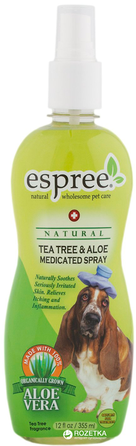 

Спрей Espree Tea Tree & Aloe Spray при зуде и раздражениях для собак 355 мл (e01075)