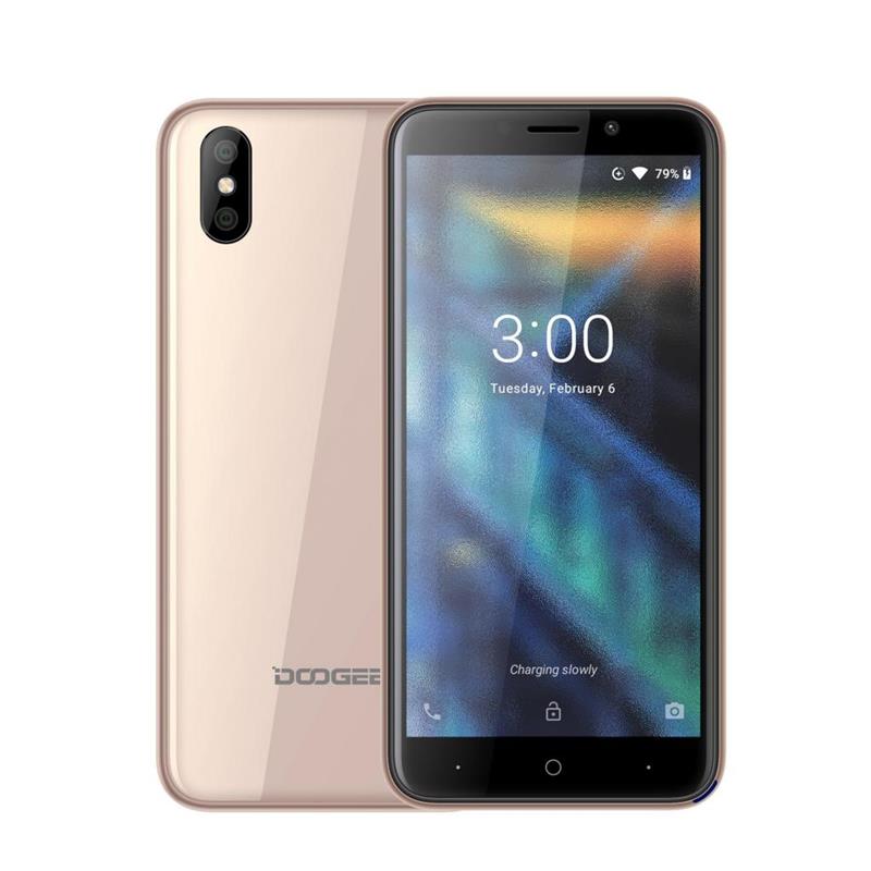 

Смартфон Doogee X50L Dual Sim Gold ; 5 (960х480) TN / MediaTek MT6737M / ОЗУ 1 ГБ / 16 ГБ встроенной + microSD до 128 ГБ / камера 5+0.3 Мп + 5 Мп / 4G (LTE) / Bluetooth, Wi-Fi / GPS, A-GPS / ОС Android 8.1 (Oreo) / 139 х 67.4 х 9 мм, 142 г