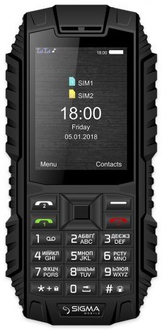 

Мобильный телефон Sigma mobile Х-treme DT68 Dual Sim Black
