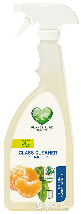 

Органический спрей для очистки стекла Planet Pure Мандарин и базилик 510 мл