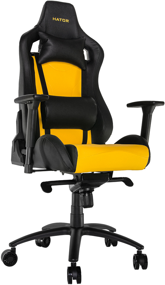 Акція на Кресло для геймеров Hator Apex Black/Yellow (HTC-971) від Rozetka UA