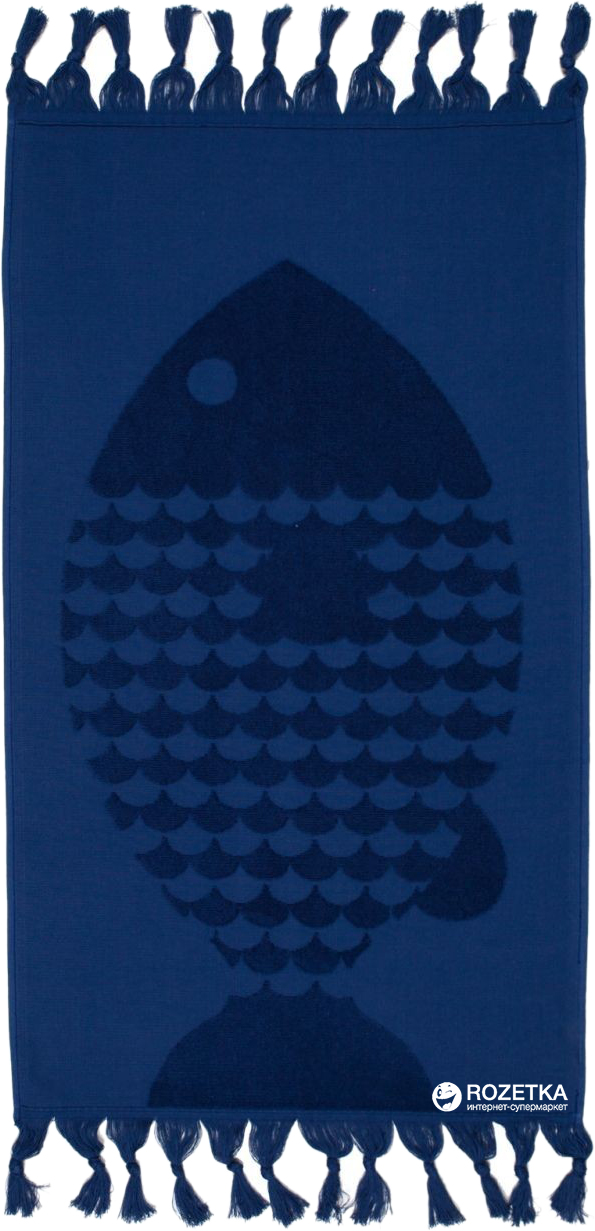

Махровое полотенце Barine Fish Lacivert 50х90 Navy