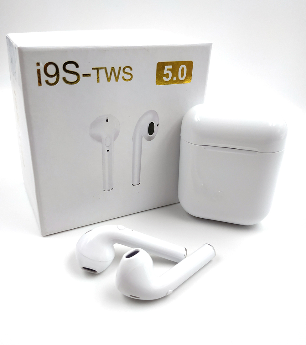 

Беспроводные наушники HBQ i9S-TWS bluetooth 5.0 с кейсом, чехол + карабин (белые)