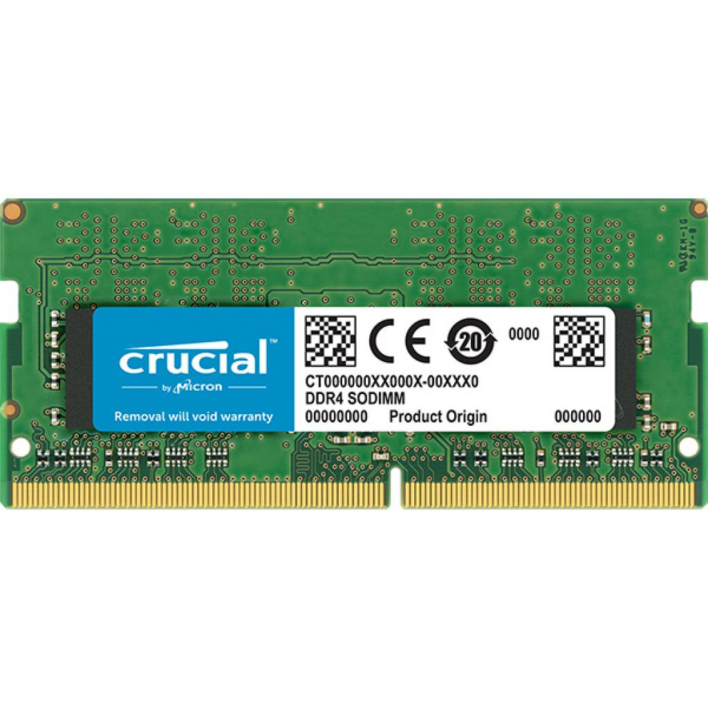 

Модуль памяти для ноутбука SoDIMM DDR4 4GB 2400 MHz MICRON (CT4G4SFS824A)