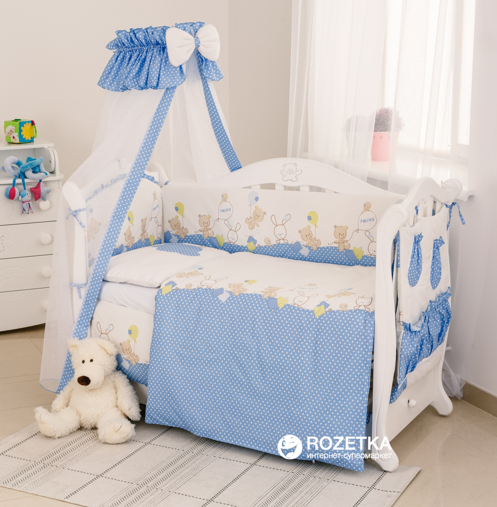 

Комплект постельного белья Twins Comfort С-020 Горошки 60х120 (9816)