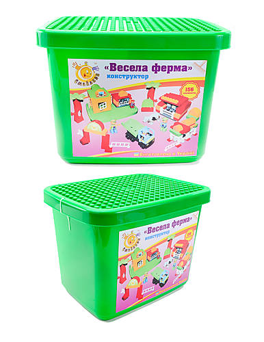 

Конструктор «Веселая ферма», 156 деталей FLAMINGO-TOYS (01388806)