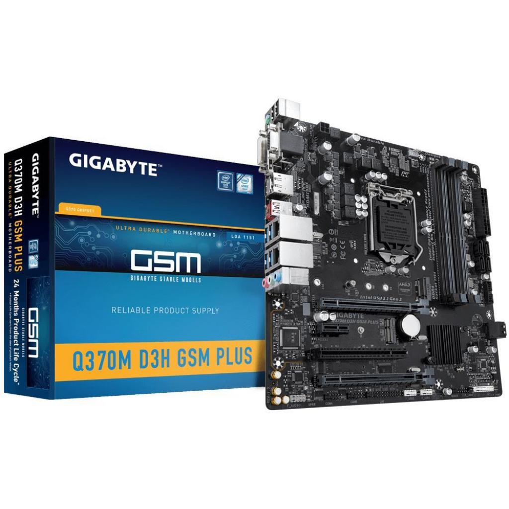 

Материнская плата GIGABYTE Q370M D3H GSM PLUS