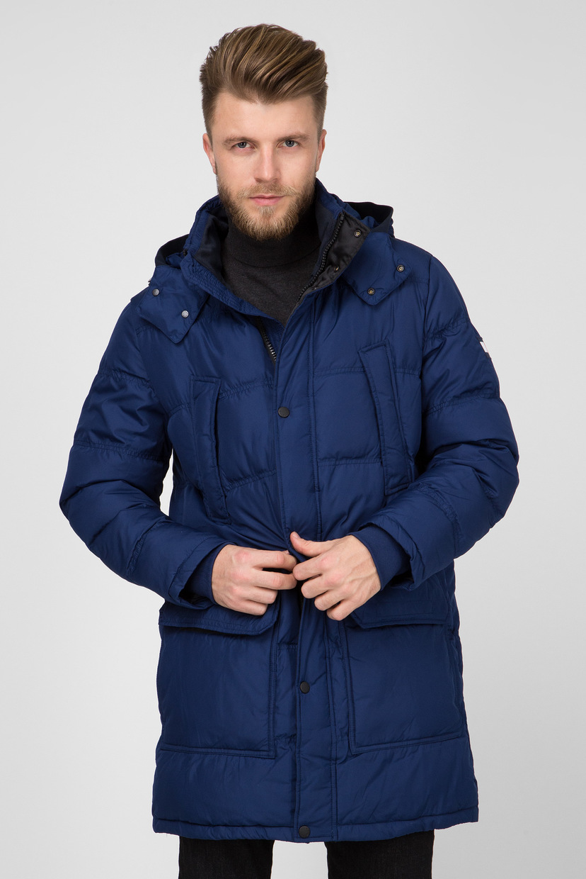 

Мужской синий пуховик Tommy Hilfiger XL MW0MW08263