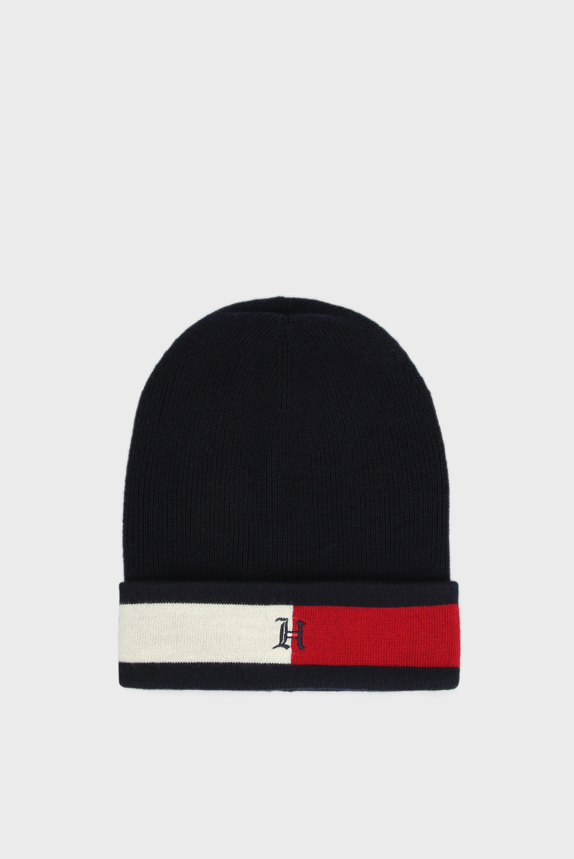 

Мужская темно-синяя шапка LEWIS HAMILTON SLOUCHY BEANIE Tommy Hilfiger OS AM0AM04180