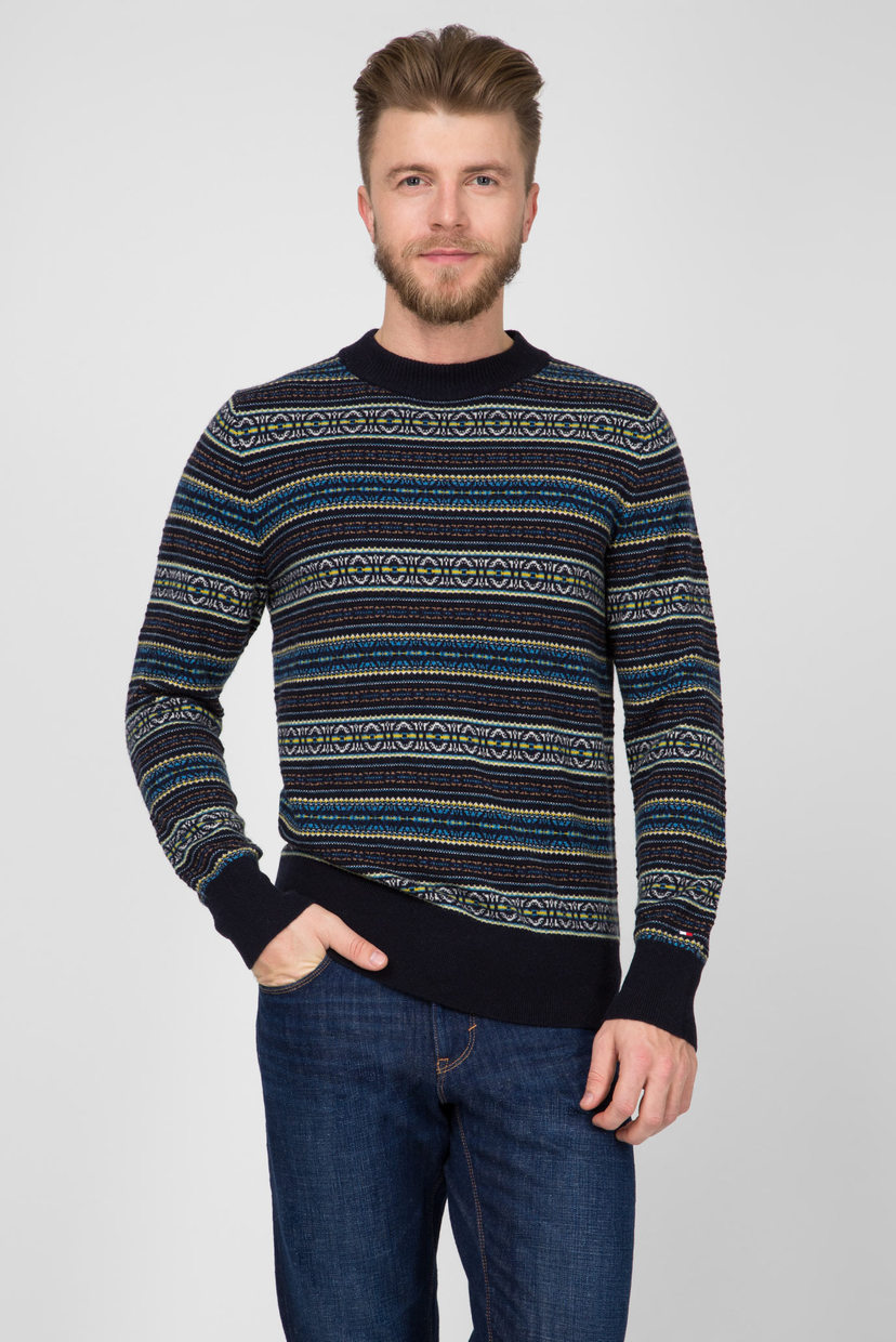 

Свитер Tommy Hilfiger FAIRISLE CNECK SWEATER XXL Синий MW0MW07874