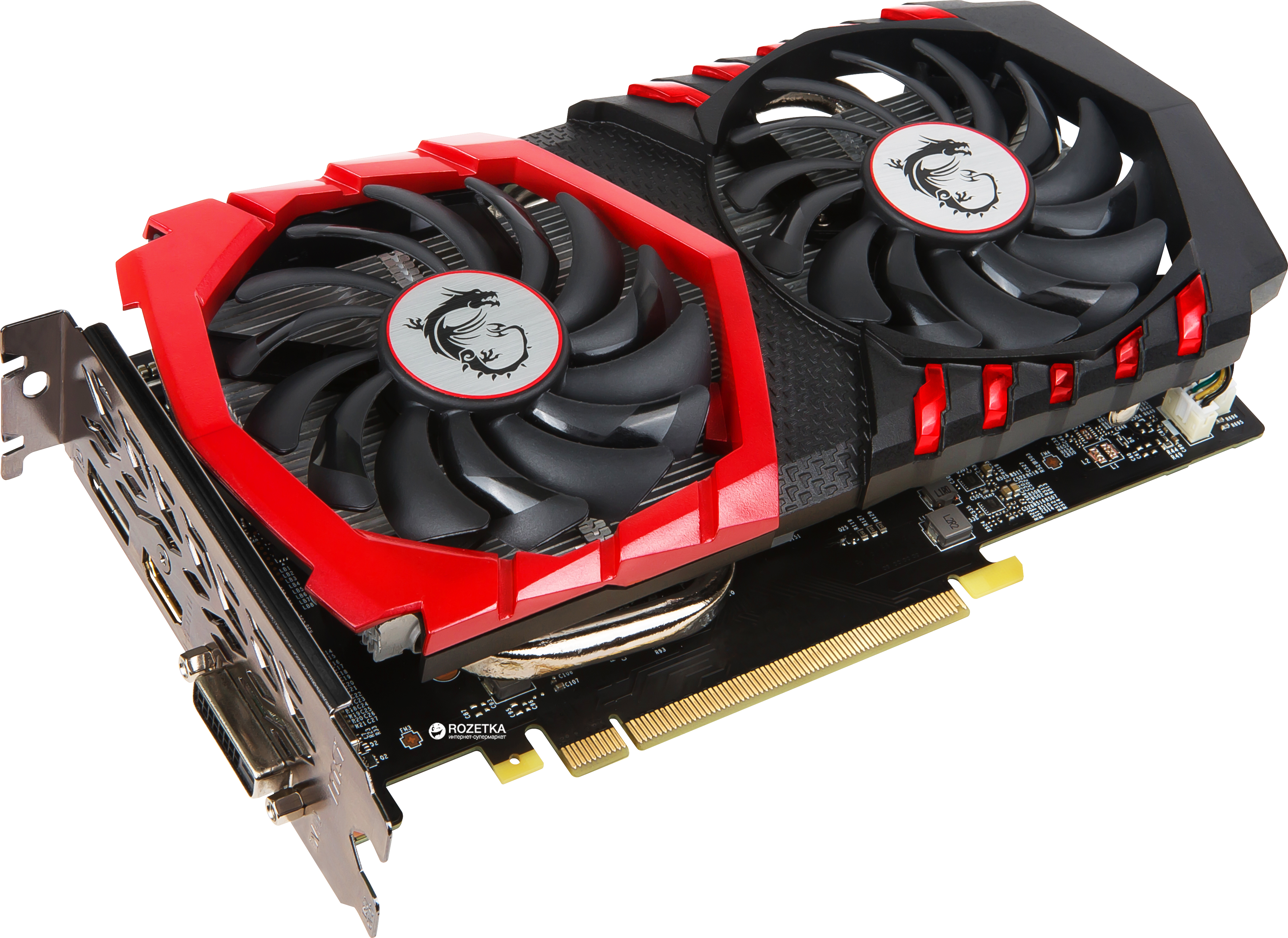 Видеокарта MSI PCI-Ex GeForce GTX 1050 Ti GAMING X 4GB GDDR5 (128bit)  (1354/7008) (DVI, HDMI, DisplayPort) (GTX 1050 TI GAMING X 4G) – отзывы  покупателей | ROZETKA