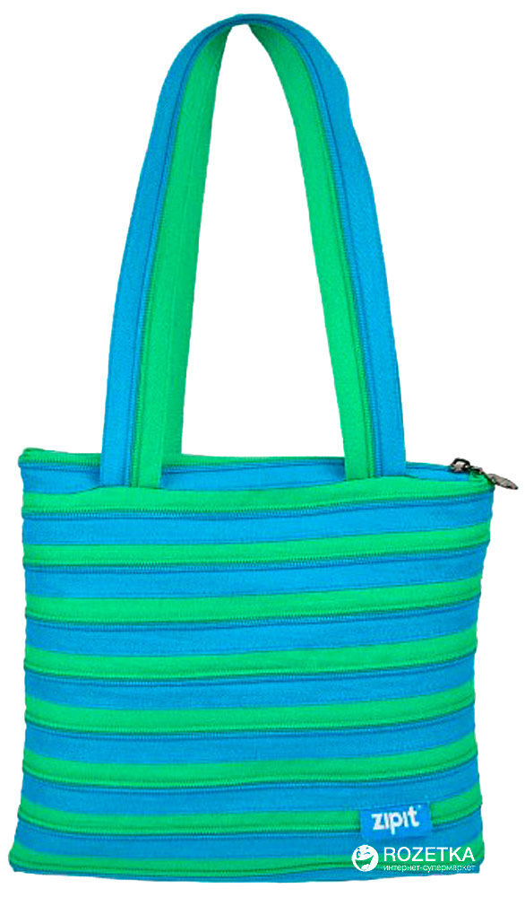 

Cумка Zipit Premium Tote/Beach Turquise Blue & Spring Green (ZBN-15/7290103190514)
