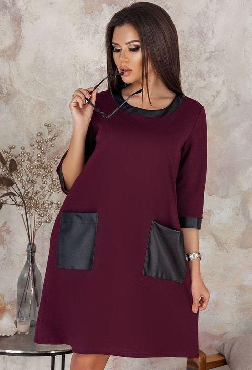 

Платье G&M k-59611 46-48 Размер цвет бордовый