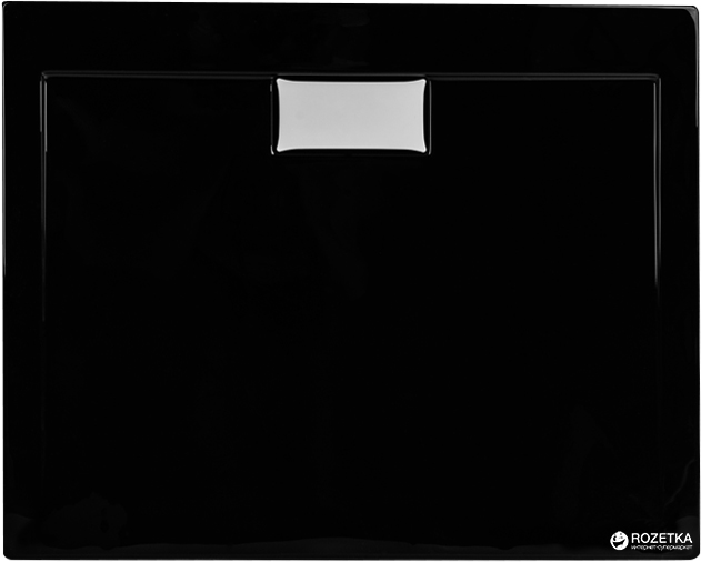 

Душевой поддон POLIMAT Comfort Black Блеск 100х80х4.5 с накладкой