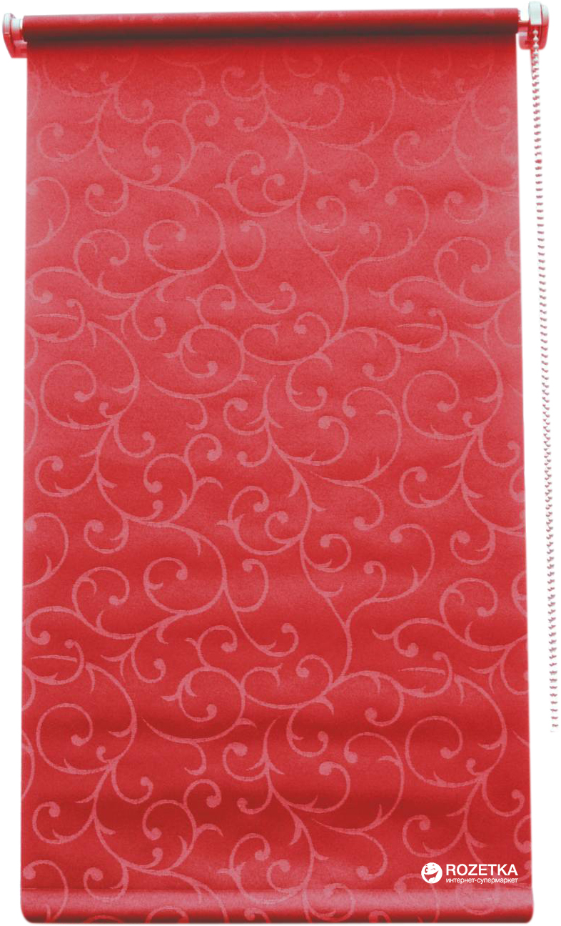 

Ролета тканевая Магия Amelia 40x160 см Красная