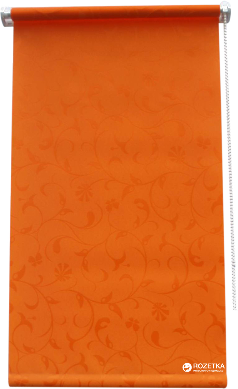 

Ролета тканевая Магия Clover 95x160 см Оранжевая