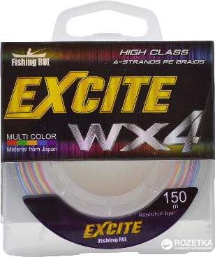 

Шнур Fishing ROI Excite WX4 150 м 0.12 мм 3.5 кг Multicolor (152-03-012)