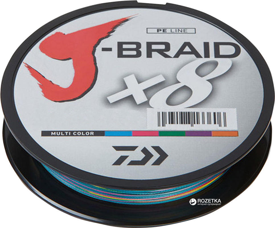 

Шнур Daiwa J-Braid X8 46.5 кг 0.42 мм - 300 м Multi Color (12755-142)