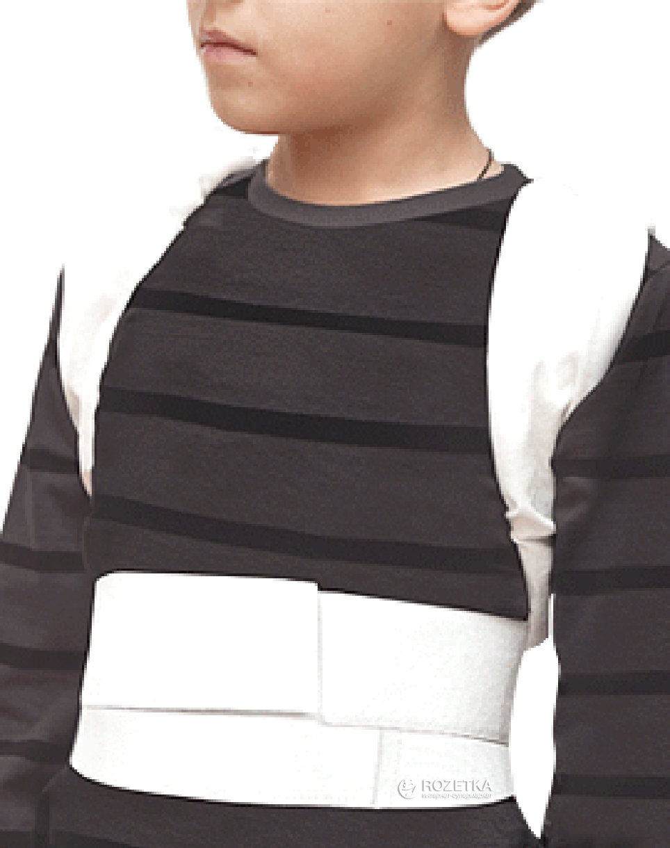 

Корсет для коррекции осанки жесткий Торос-Груп корректор Тип-652 детский 1 White (4820114081988)