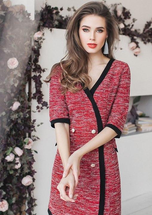 

Платье G&M k-39659 46 Размер цвет красный