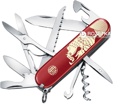 

Швейцарский нож Victorinox Huntsman Year of the Rooster Red (1.3714.E6)