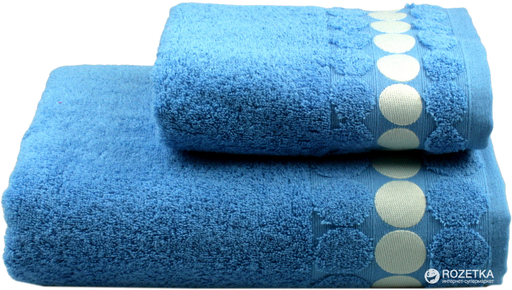 

Махровое полотенце Home Line Balls 104962 70х140 Голубое
