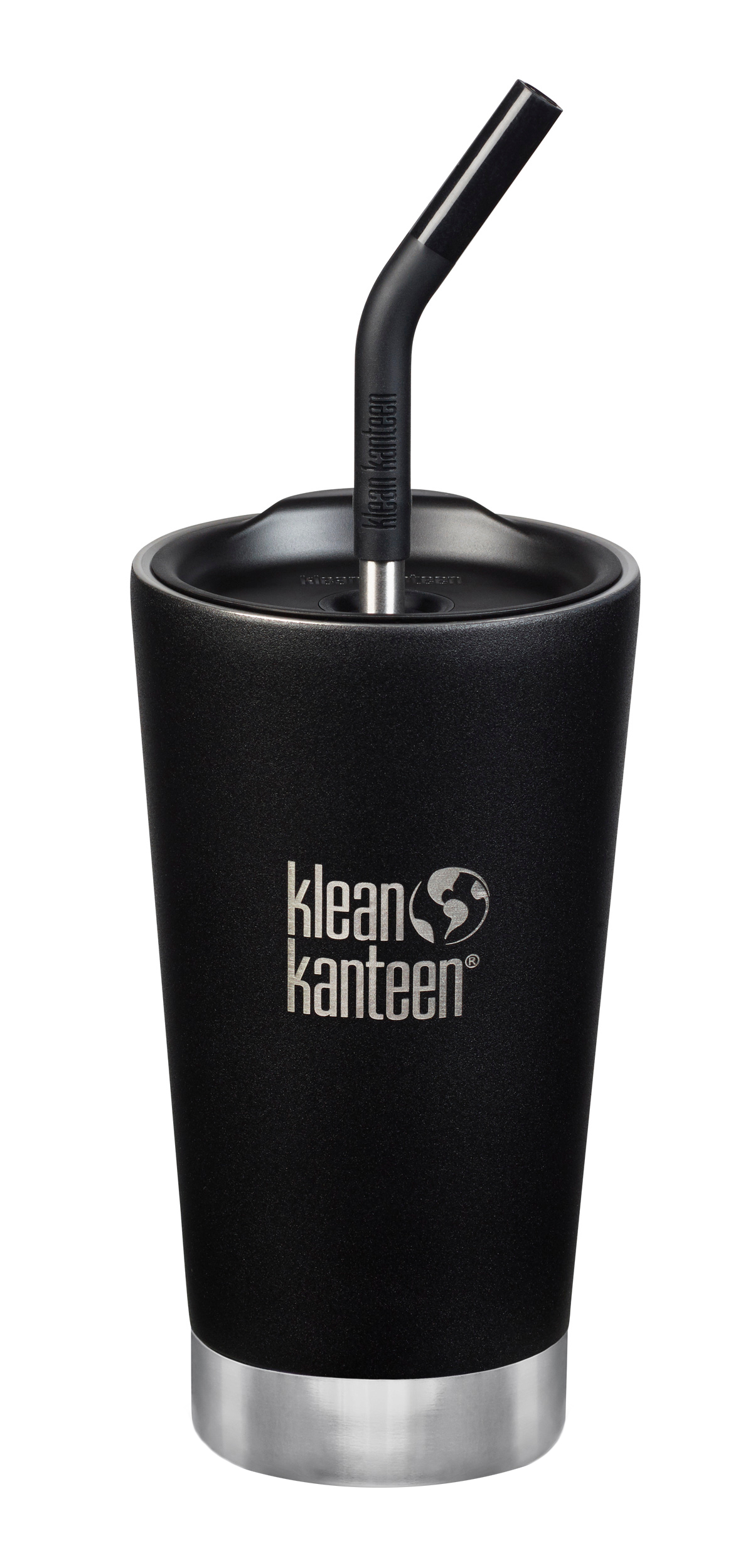 

Термостакан тамблер с соломинкой Klean Kanteen Insulated Tumbler Черный 473 ml