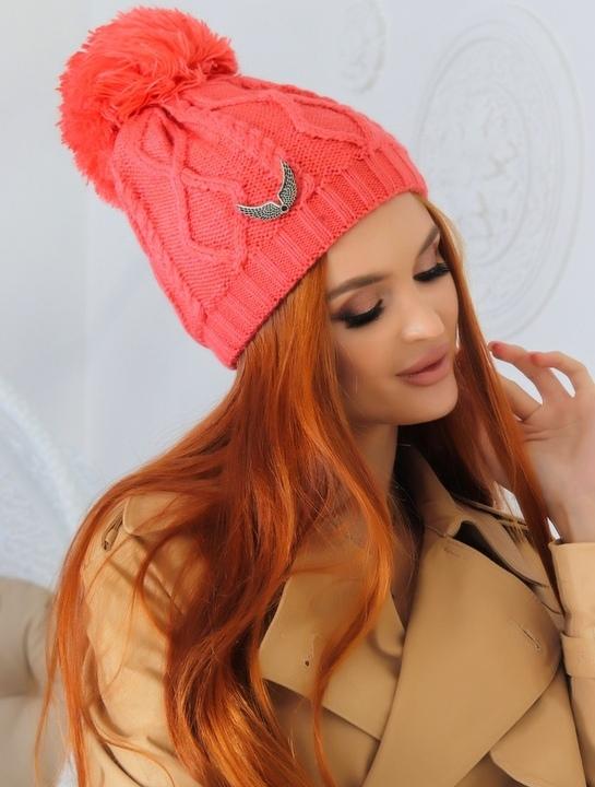 

Шапка G&M k-61016 Размер цвет коралловый