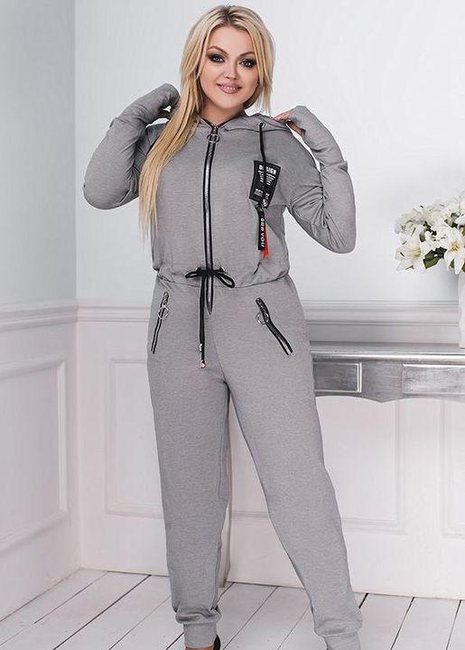 

Комбинезон G&M k-51569 54-56 Размер цвет серый