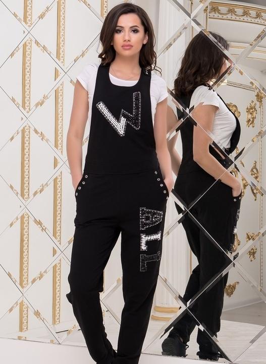 

Комбинезон G&M k-51229 - Размер цвет черный, Комбинезон G&M k-51229 44-46 Размер цвет черный