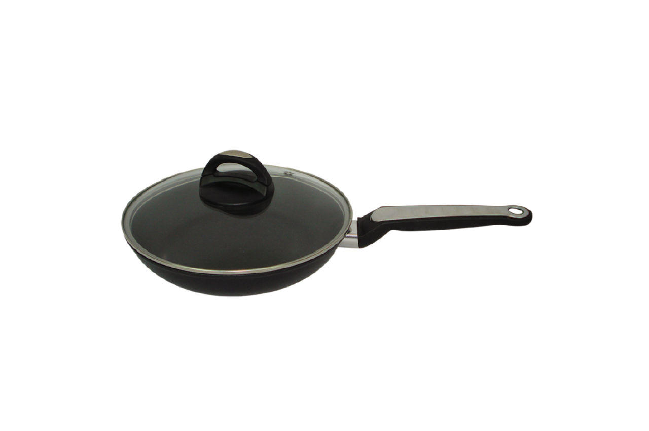 

Сковорода антипригарная Maestro - 260 мм с крышкой MR-1207-26 (MR-1207-26)