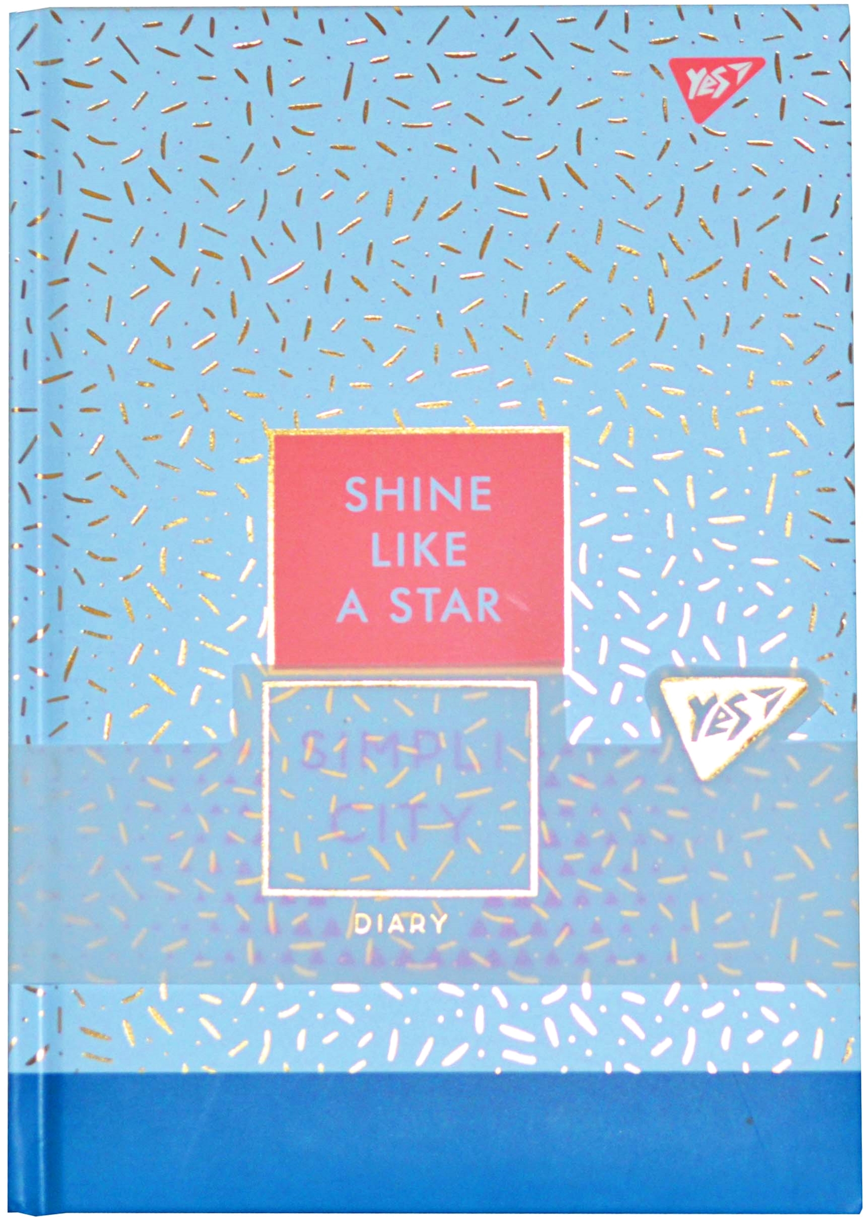 Блокнот-мотиватор YES Shine like a star серии Simpli City 130 х 185 мм ...