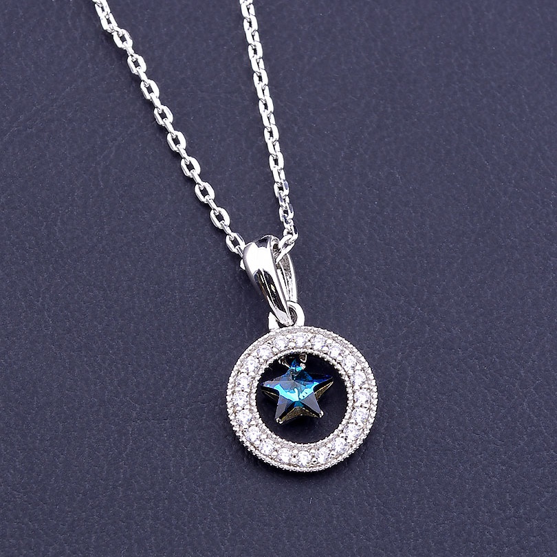 

Подвеска 'XUPING' Swarovski 40 см. (родий) 090223