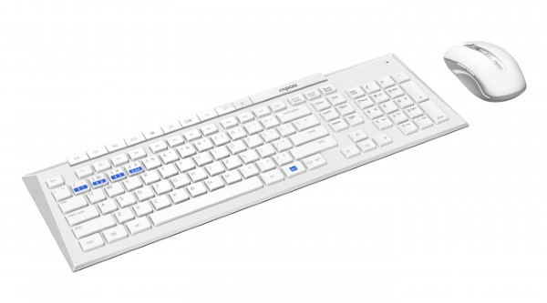 

Клавіатура+Миша Rapoo 8200M Wireless White