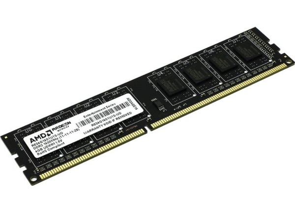 

Пам'ять DDR3 RAM 4GB AMD 1600MHz PC3-12800 (R534G1601U1S-U)