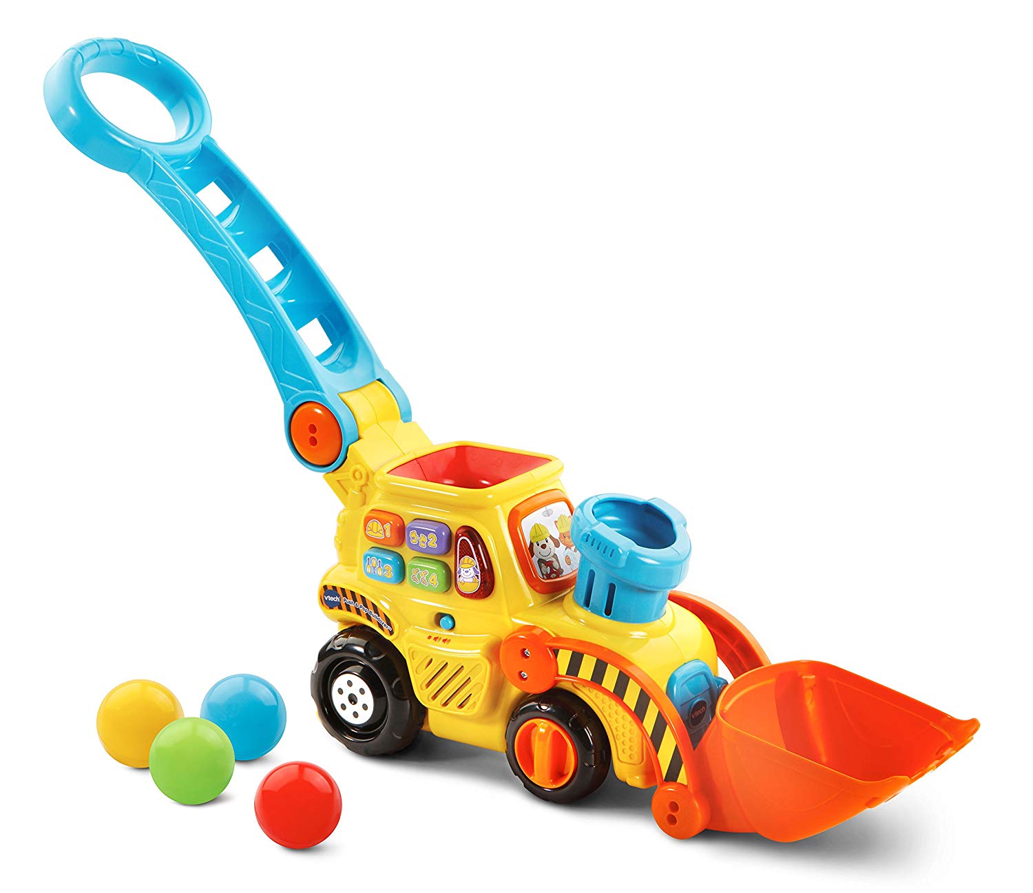 

Интерактивная каталка-бульдозер VTech Pop-a-Balls Push Pop Bulldozer