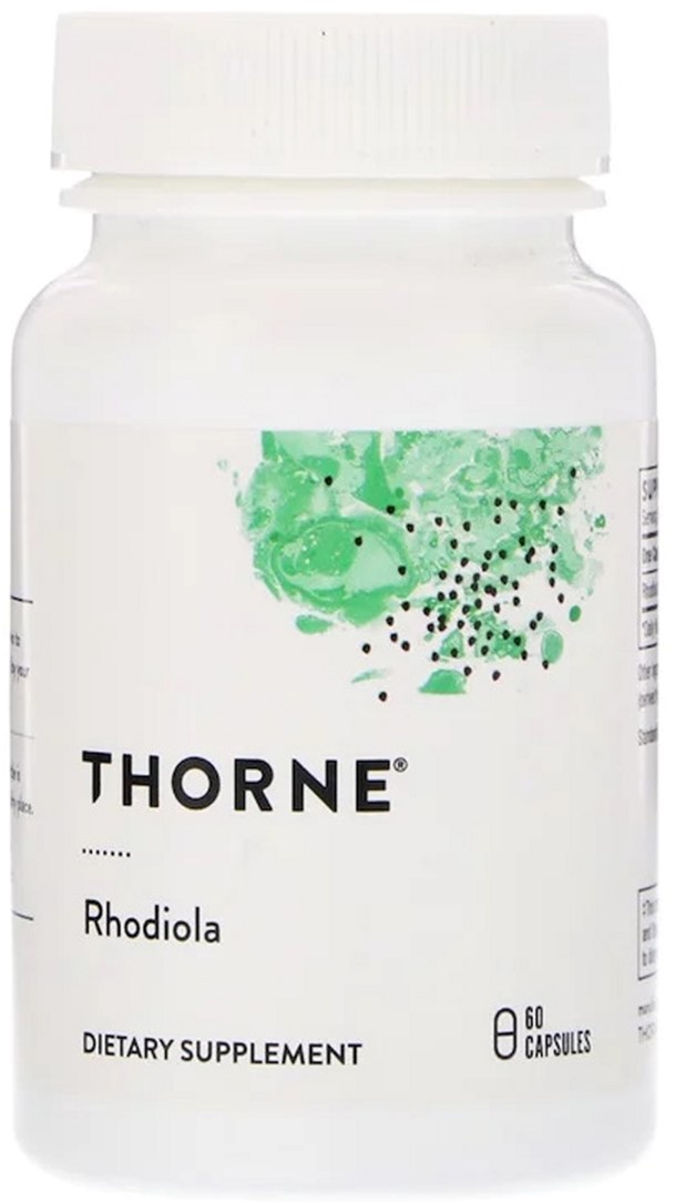 

Натуральная добавка Thorne Research Родиола, Rhodiola, 60 капсул (693749755029)