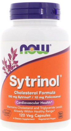 

Натуральная добавка Now Foods Фитостеролы для Поддержания Уровня Холестерина, Sytrinol, 120 гелевых капсул (733739035080)